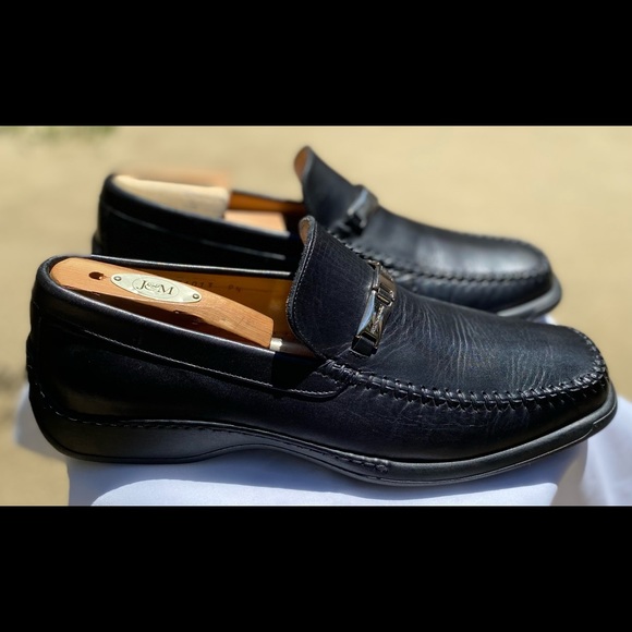 NW Bruno Magli 🇮🇹 💯 Raging leather Loafers Sz 9.5 - Picture 5 of 13